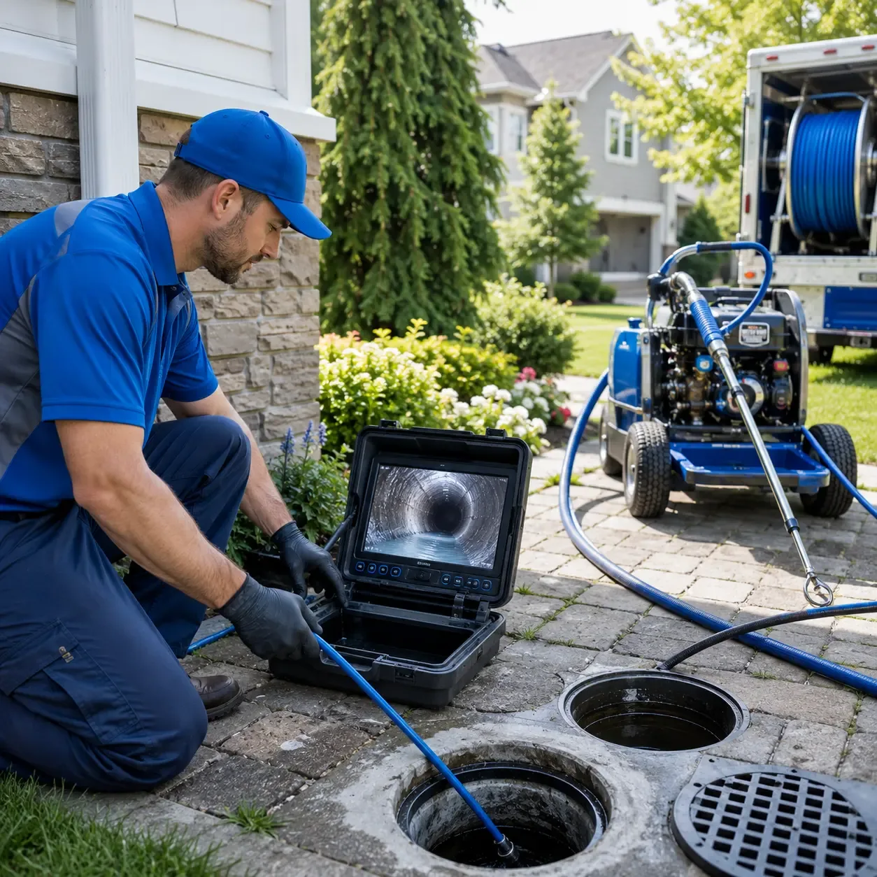 Outdoor drain cleaning professionals serving Freehold, NY